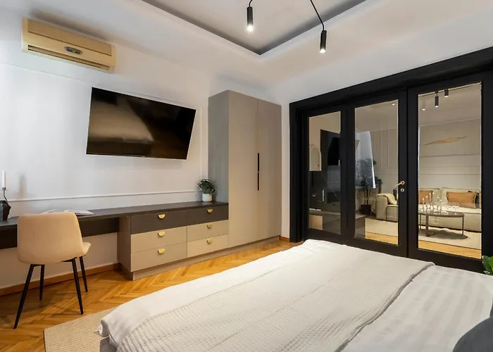 公寓 Epic 4br Luxe Boulevard Near Rosetti Square & Old Town 布加勒斯特